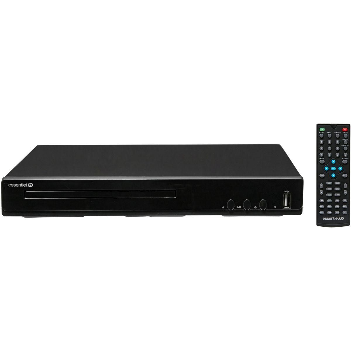 ESSENTIEL B Lecteur DVD Dvd color noir