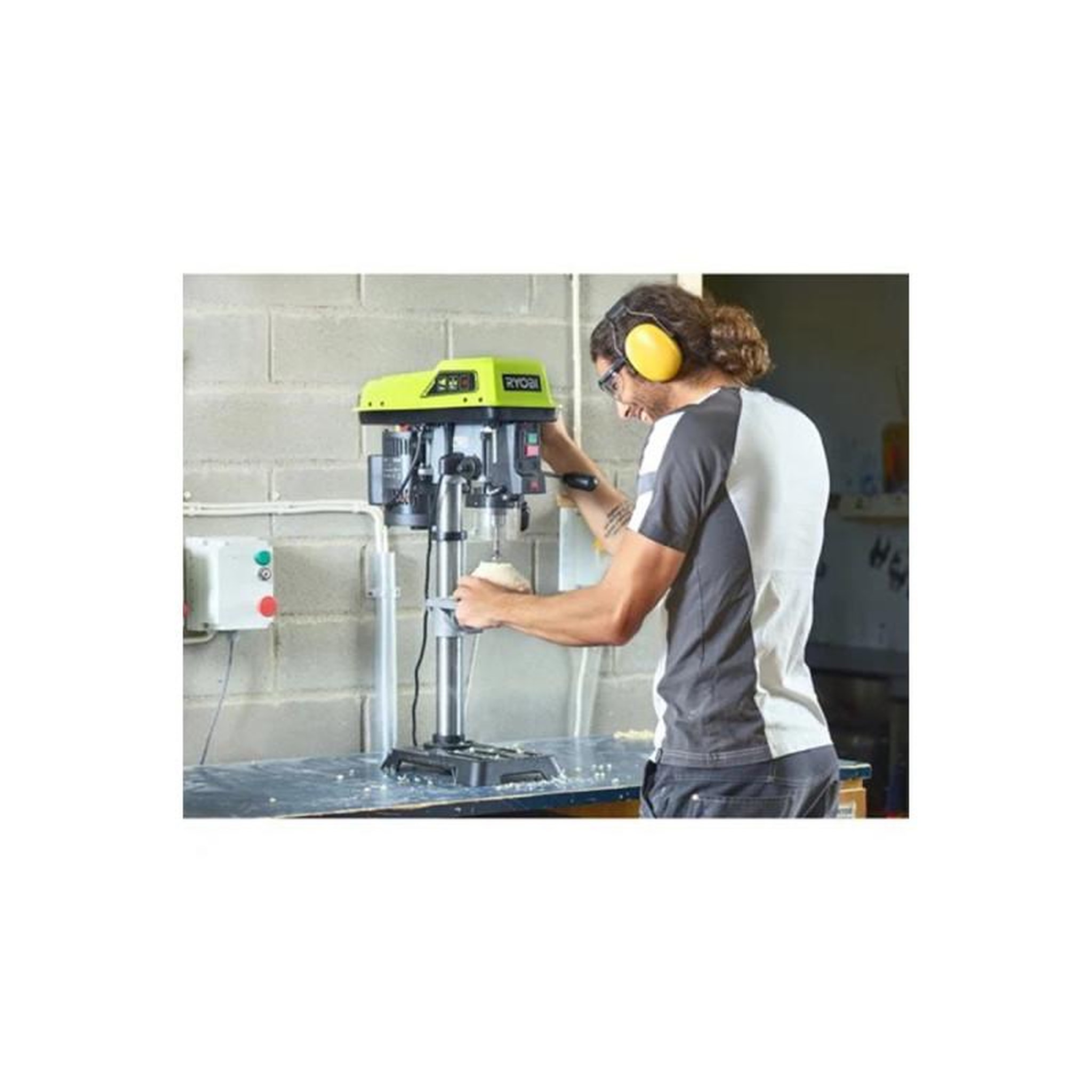 Voir la diapositive 3 : Ryobi Perceuse à colonne RYOBI 5 vitesses - 390W - RDP102L