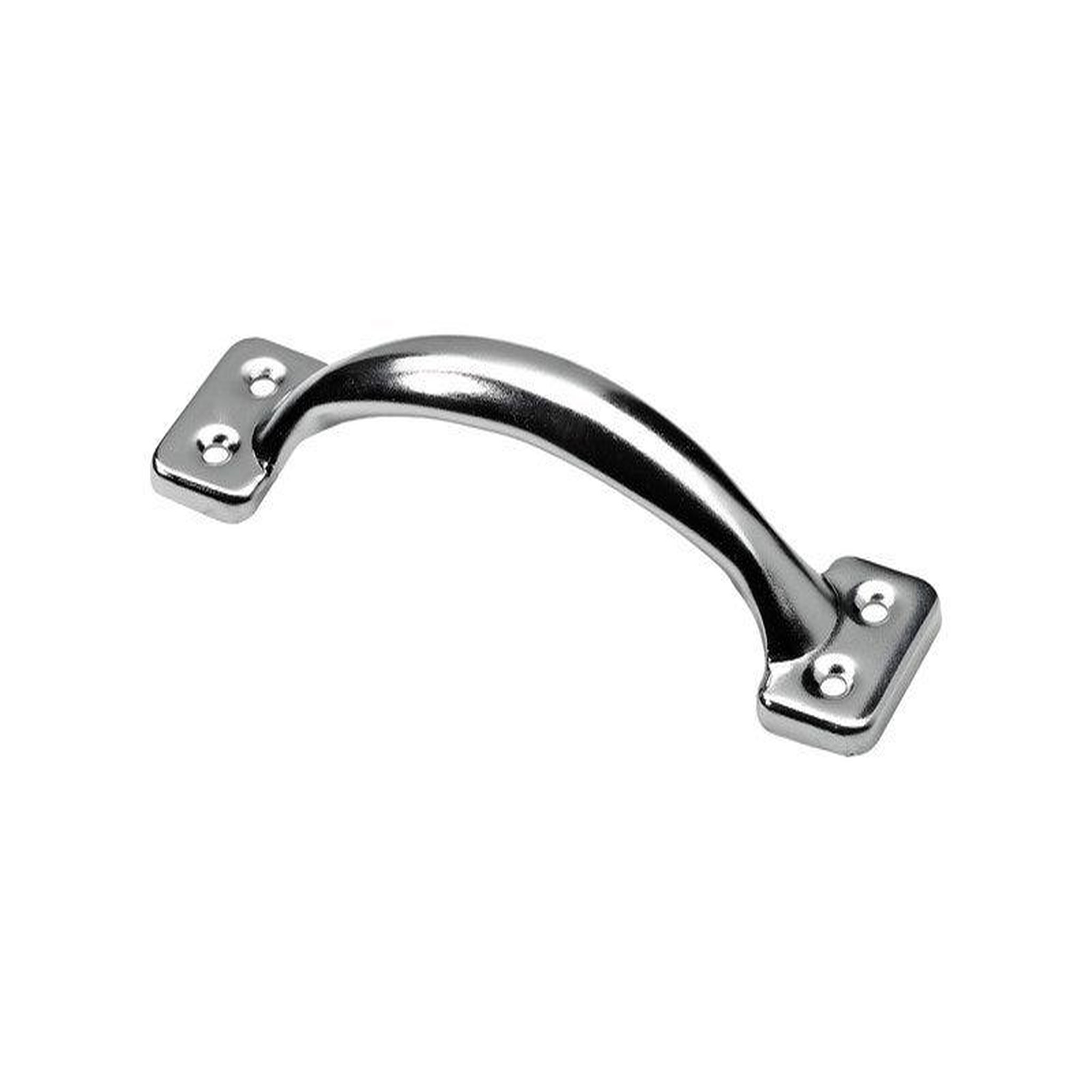 CENTRALE BRICO Poignée acier nickelé HETTICH entraxe 108 mm