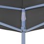 Voir la diapositive 5 : VIDAXL Toit de tente de reception 4x3 m Anthracite 270 g/m^2