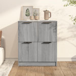 VIDAXL Buffet Sonoma gris 60x30x70 cm Bois d'ingenierie