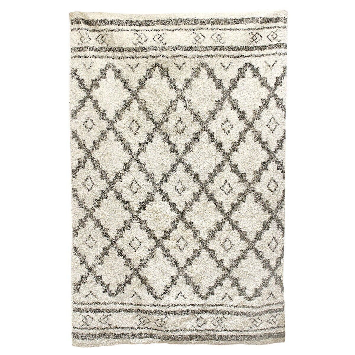 The Home Deco Factory Tapis rectangulaire ethnique Mirage - L. 170 x l. 120 cm - Beige