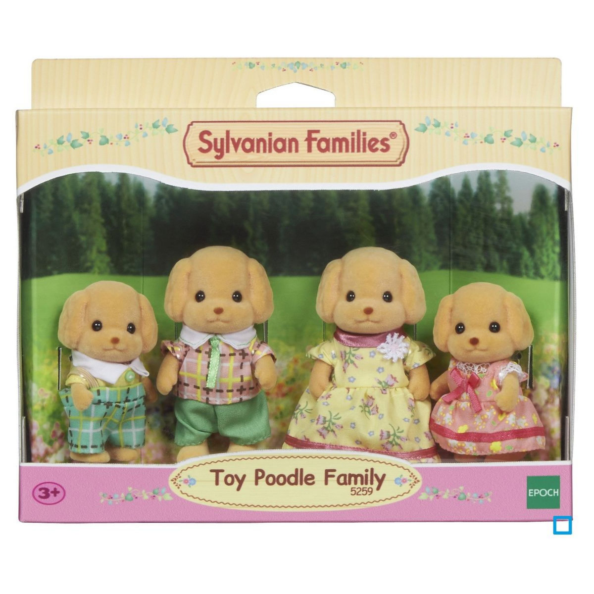 Epoch d'Enfance 5259 Famille Caniche Sylvanian