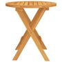 Voir la diapositive 4 : VIDAXL Table de bistro Ø46x47 cm Bois d'acacia massif