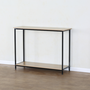 Voir la diapositive 6 : CONCEPT USINE Console rectangle 106x35cm chêne DOORA