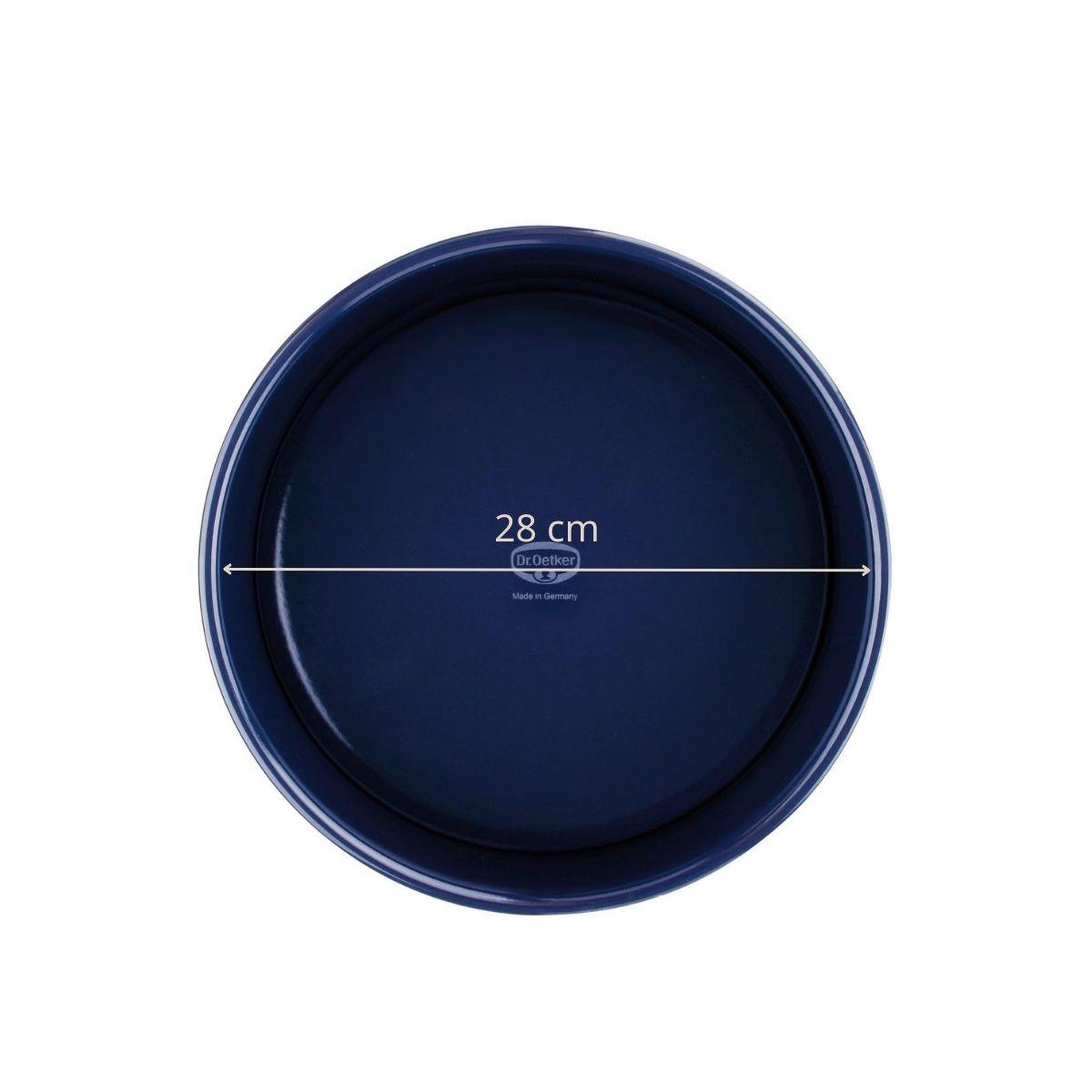 Voir la diapositive 3 : DR.OETKER Lot de 2 moules à gâteaux 28/28 cm en acier dr oetker back-liebe