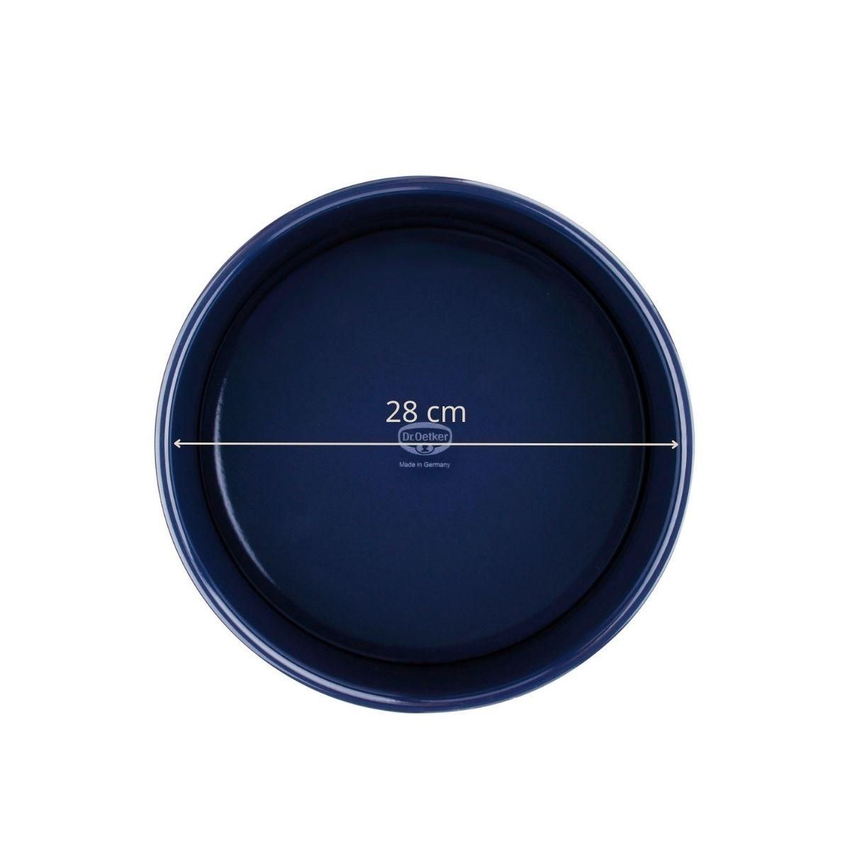 DR.OETKER Ensemble de 2 Moules à manqué fond amovible 28 cm Dr Oetker Back Liebe