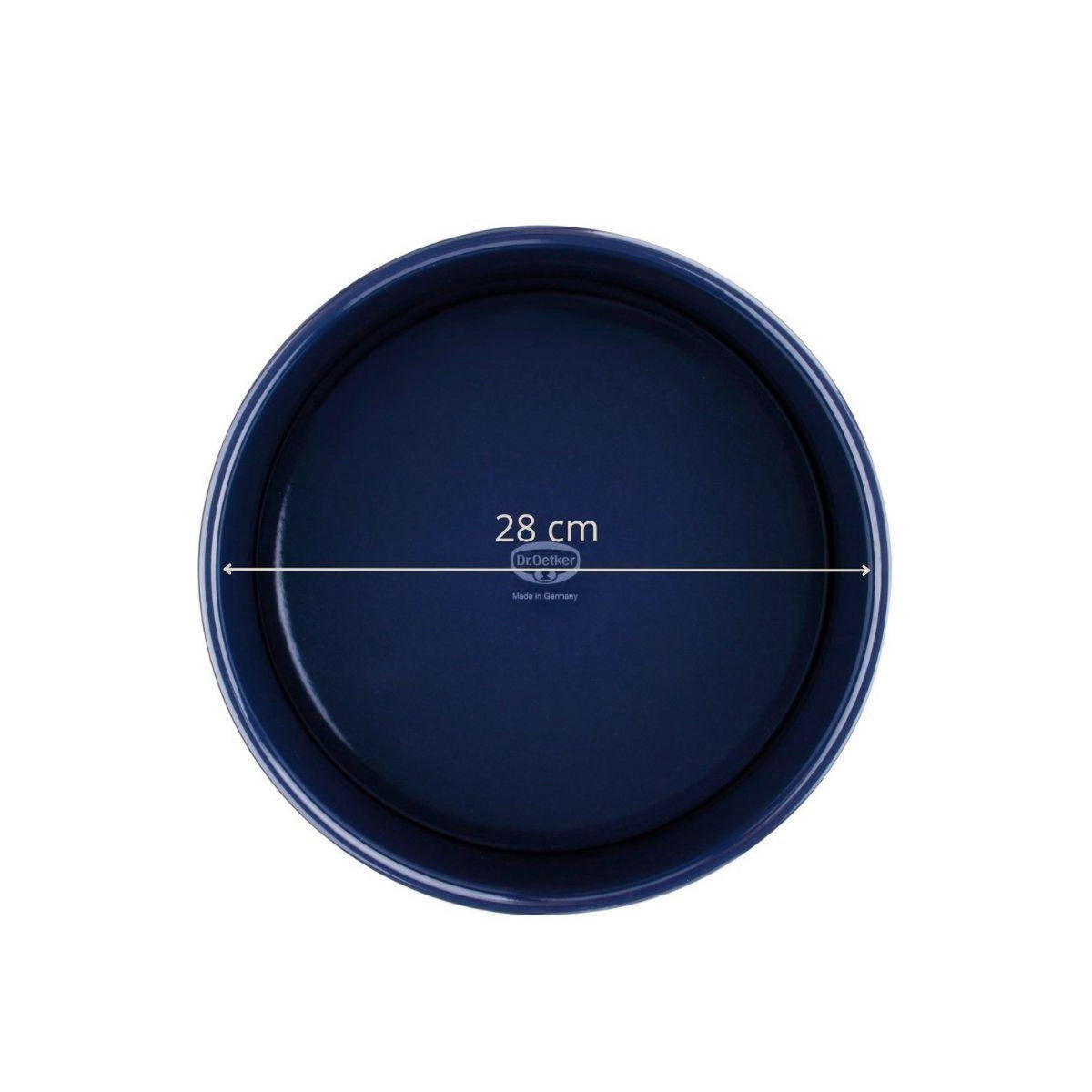 DR.OETKER Ensemble de 2 Moules à manqué fond amovible 28 cm Dr Oetker Back Liebe