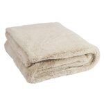 Paris Prix Plaid Imitation Fourrure  Cutie  130x180cm Gris Clair