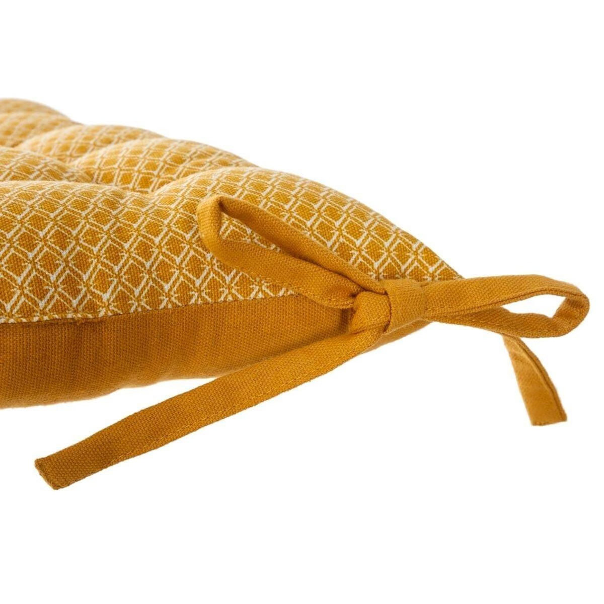 ATMOSPHERA Galette de Chaise  Otto  38x38cm Ocre