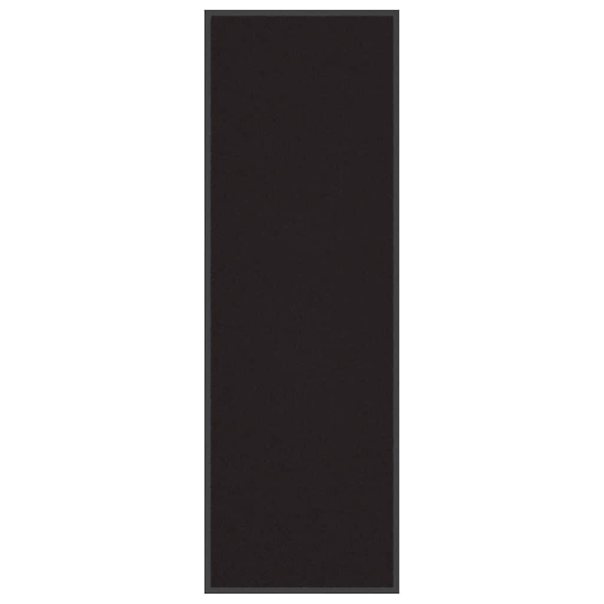 VIDAXL Paillasson noir 60x180 cm