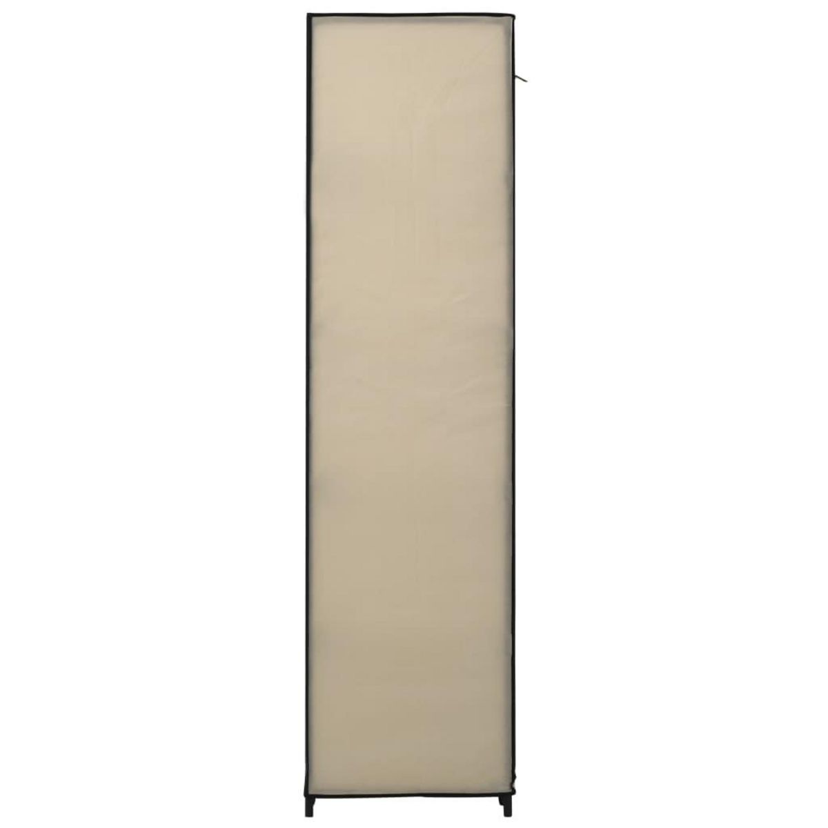 VIDAXL Garde-robe pliable Creme 110x45x175 cm Tissu
