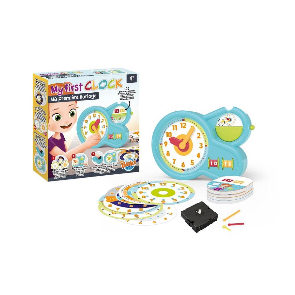 BUKI Horloge éducative pour enfants - Apprenez à lire l'heure avec BUKI