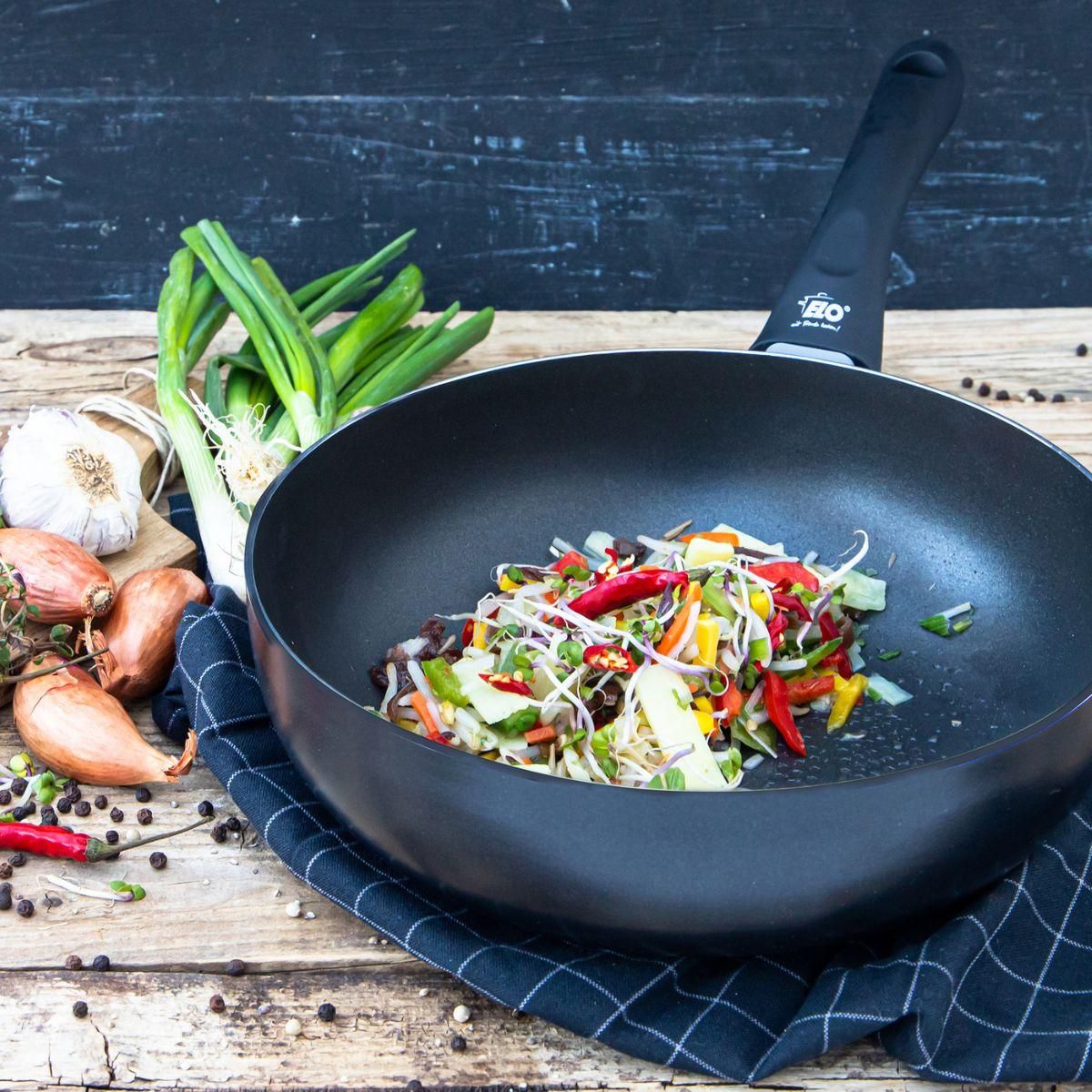 ELO Lot de 2 woks de cuisine de 20 cm et 28 cm Elo Smart Life