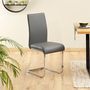 Voir la diapositive 2 : IDIMEX Lot de 4 chaises LETICIA, en synthétique