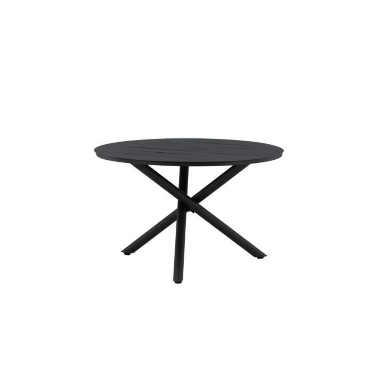 Paris Prix Table de Jardin Ronde  Alma  120cm Noir