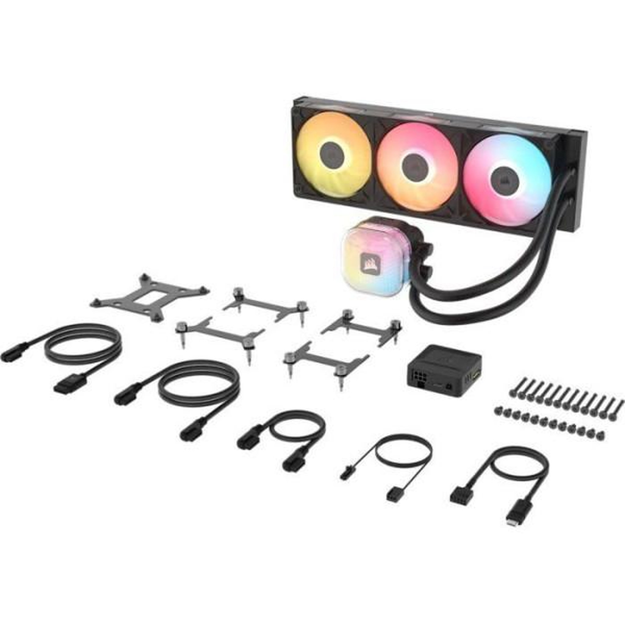 Voir la diapositive 3 : Corsair CORSAIR - iCUE LINK TITAN II 360 RX RGB - Watercooling CPU - 360 mm