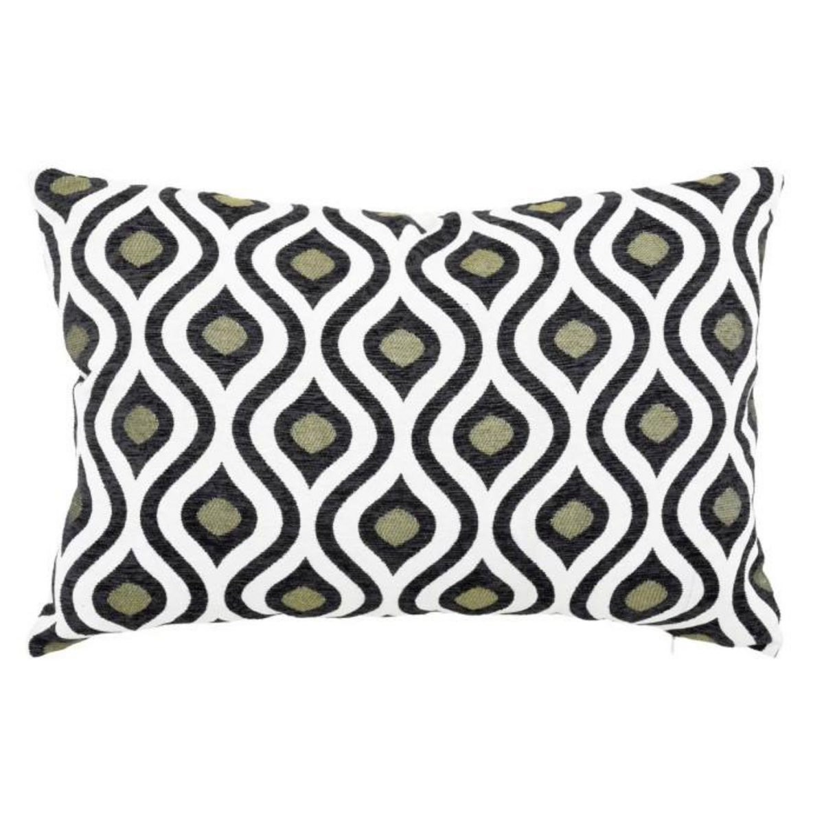 ATMOSPHERA Coussin Déco Jacquard  Twisted Lime  38x58cm Multicolore