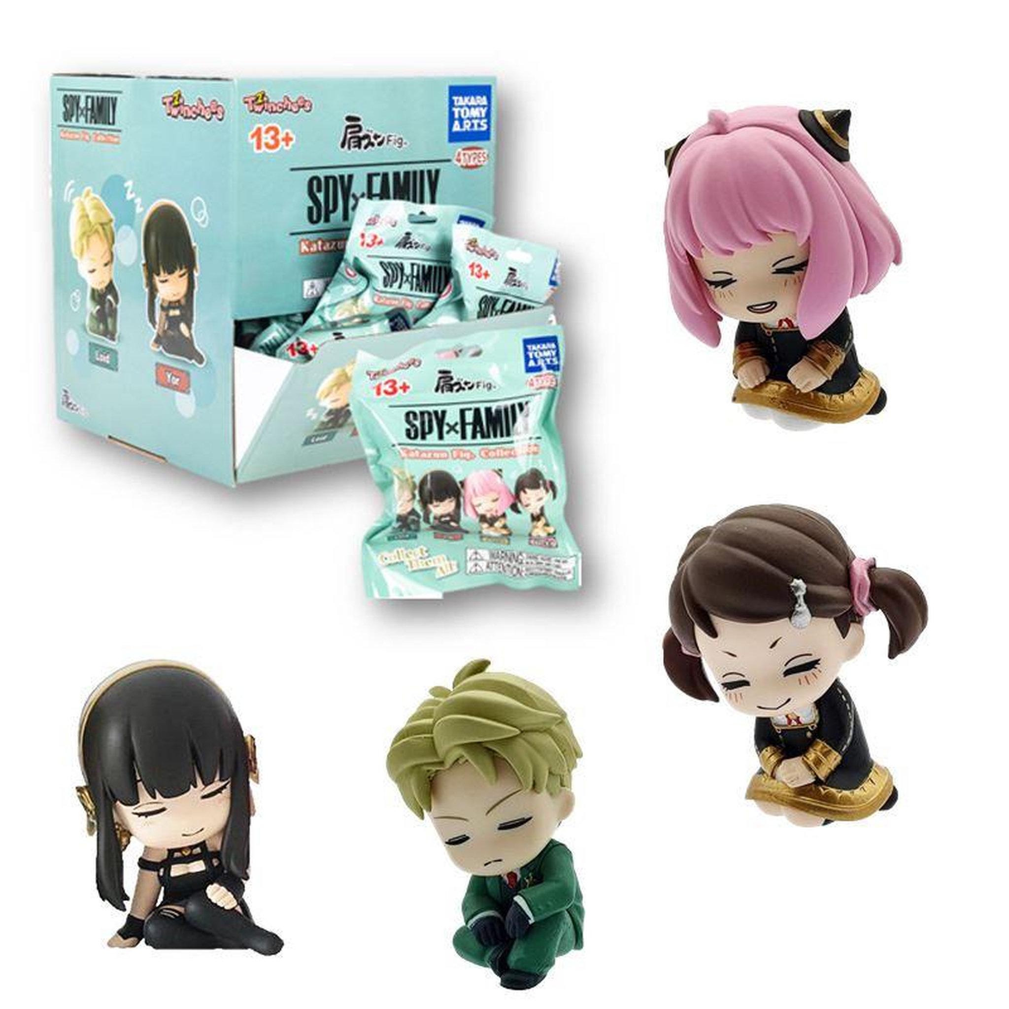 TOMY Figurine Tomy Twinchees Spy X Family Katazun Lil Sleepers Modèle aléatoire
