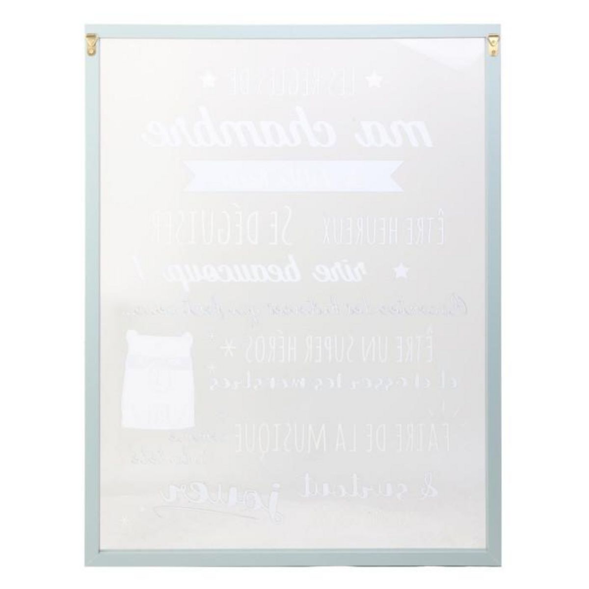 Paris Prix Cadre Déco Enfant  Règles Garçon  40x60cm Bleu