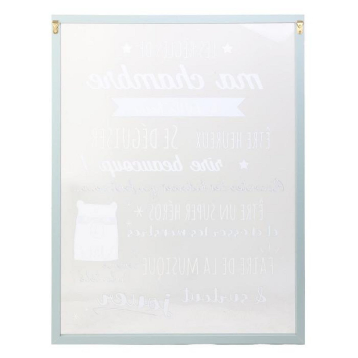 Paris Prix Cadre Déco Enfant  Règles Garçon  40x60cm Bleu