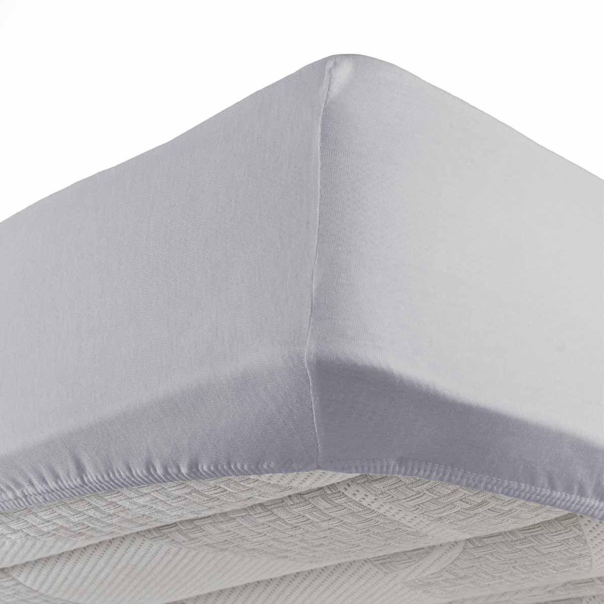 Douceur d'Intérieur Drap housse  jersy  140x190cm galet