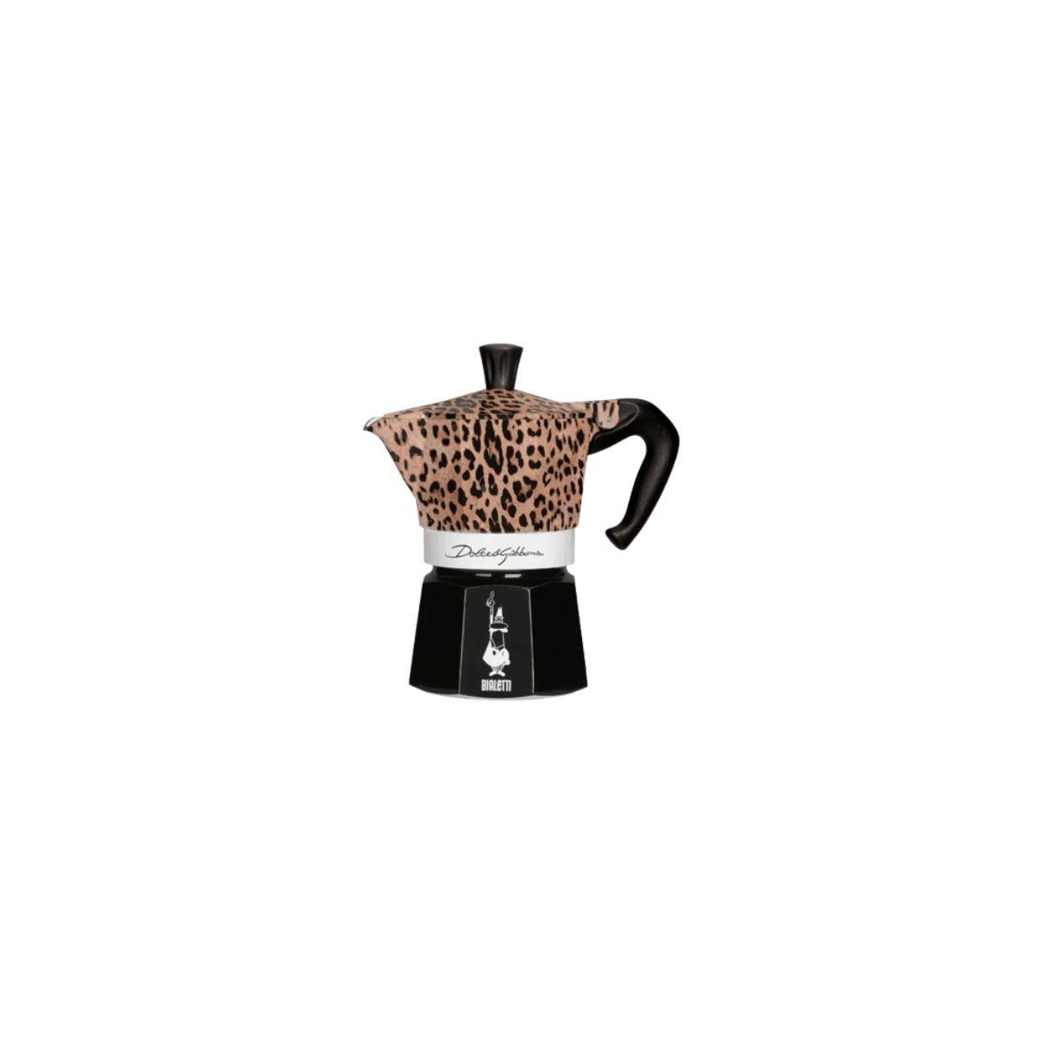 BIALETTI Cafetière italienne moka express 3 cups collection d&g leopa