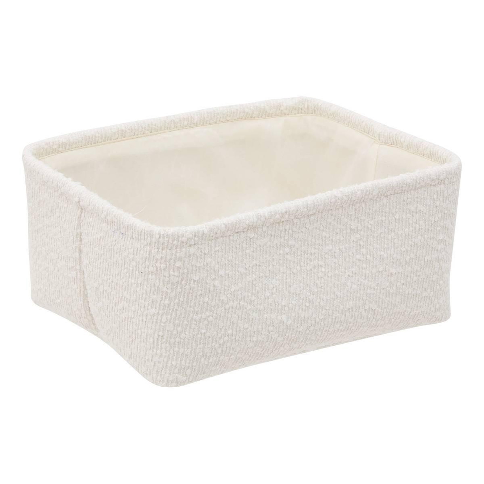 Voir la diapositive 3 : FIVE Lot de 2 paniers de rangement bouclette  yla  26cm blanc