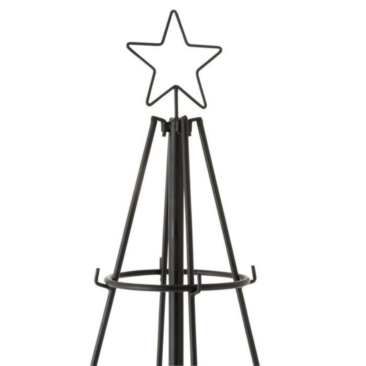 Paris Prix Statue Déco  Arbre de Noël 8 Niveaux  188cm Noir