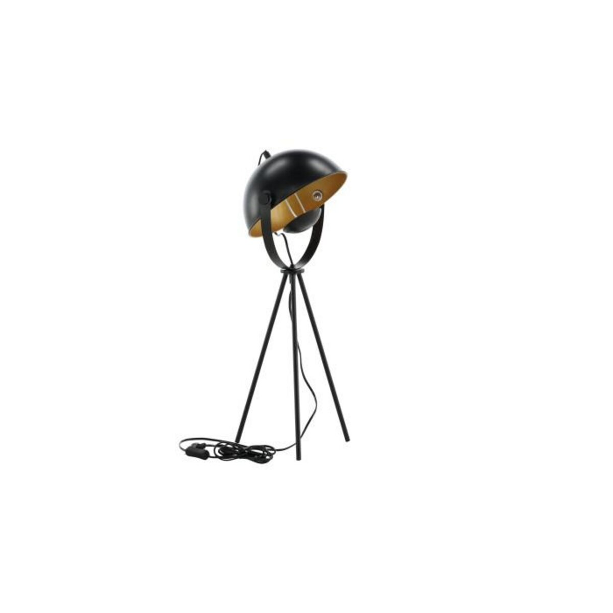 Paris Prix Lampe à Poser Trépied  Search  67cm Noir