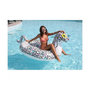 Voir la diapositive 2 : AIRMYFUN Bouée Gonflable XXL Chevauchable, Piscine & Plage, Flotteur Deluxe - Léopard 150x150x105cm