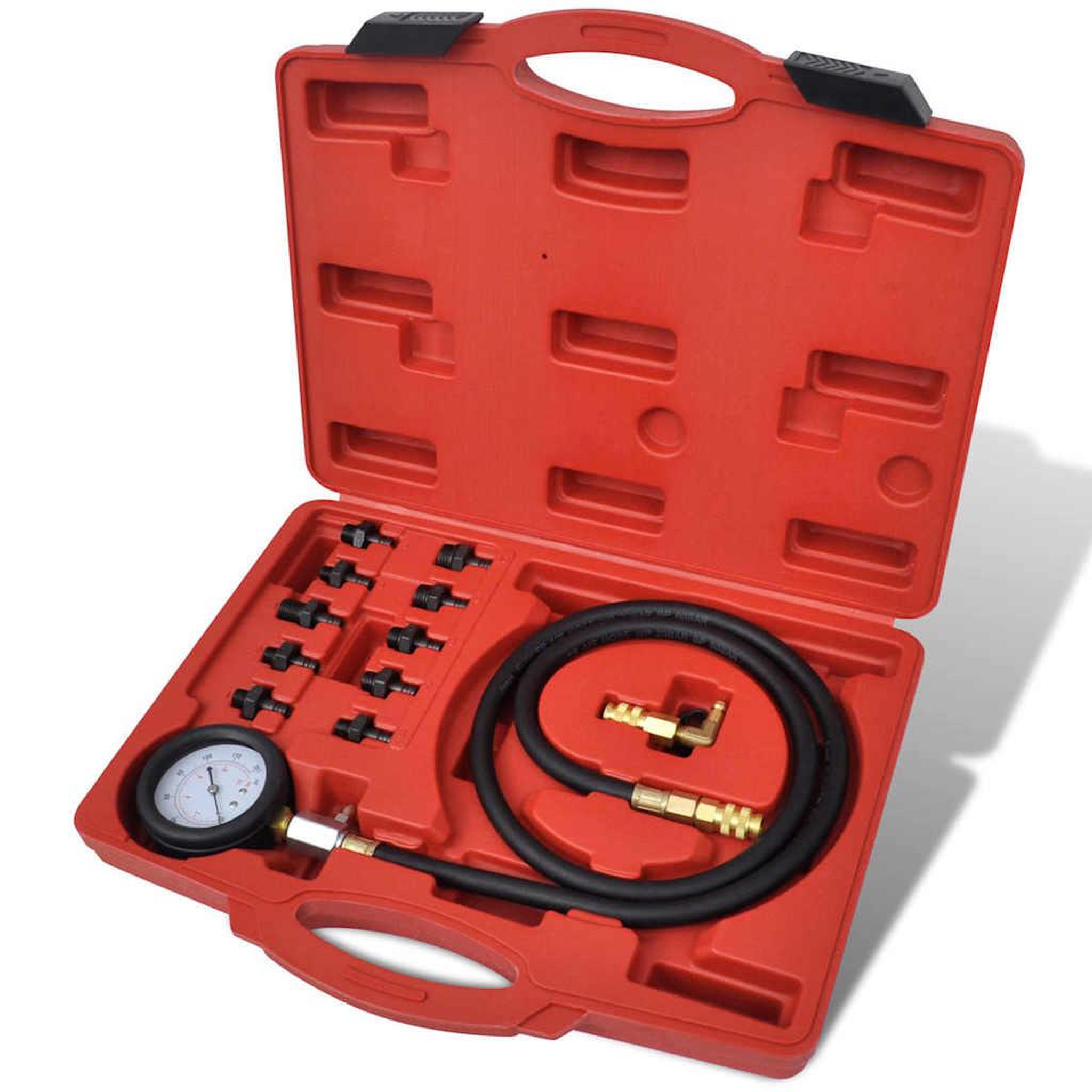 VIDAXL Kit a outils de test de pression de l'huile et du moteur