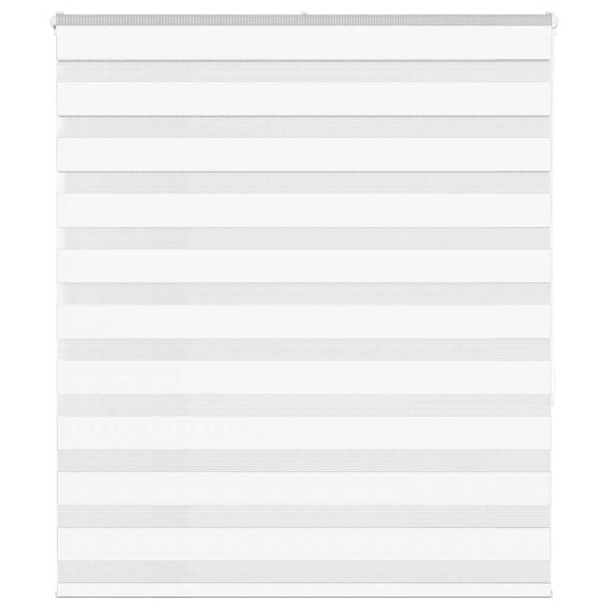 VIDAXL Store zebre blanc 125x150 cm largeur du tissu 120,9cm polyester