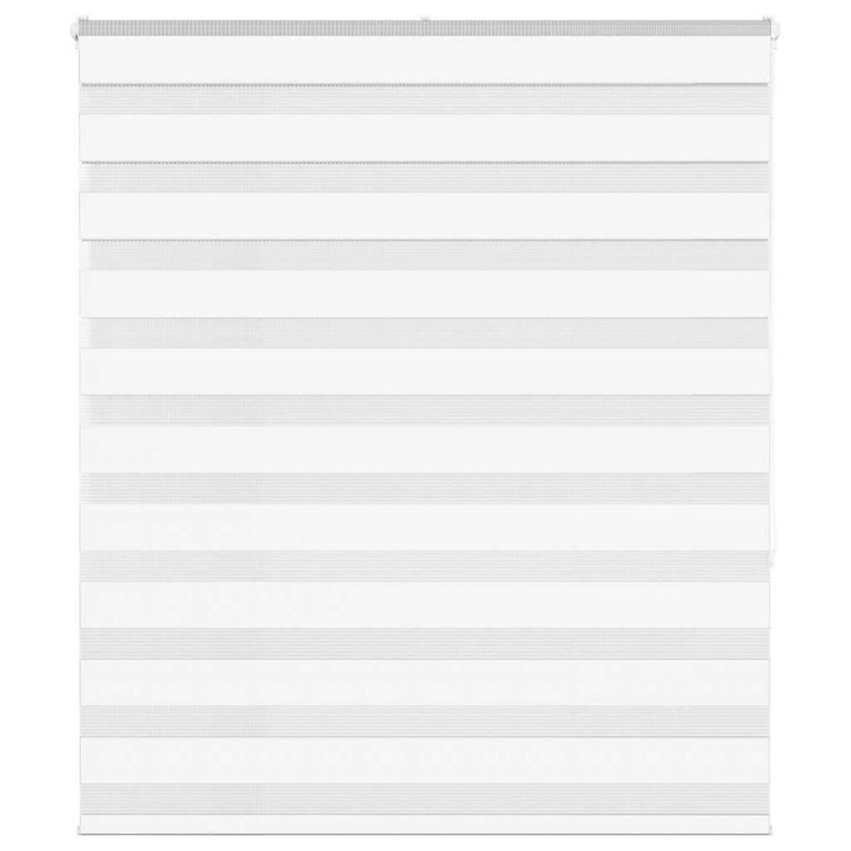 VIDAXL Store zebre blanc 125x150 cm largeur du tissu 120,9cm polyester