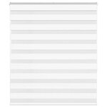 VIDAXL Store zebre blanc 125x150 cm largeur du tissu 120,9cm polyester