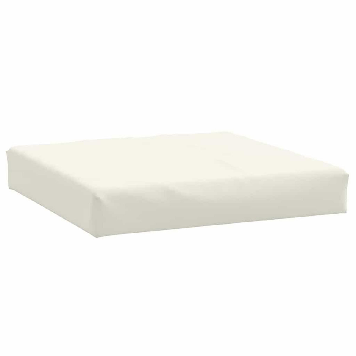 VIDAXL Coussins de palette lot de 3 creme melange tissu