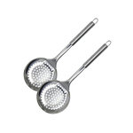 Fackelmann Ensemble de 2 Ecumoires Fackelmann 32 cm en inox Elemental