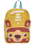 AUCHAN Sac maternelle cape jaune ours