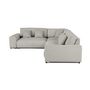 Voir la diapositive 4 : LISA DESIGN Garance - canapé modulable d'angle gauche - 5 places - en velours côtelé