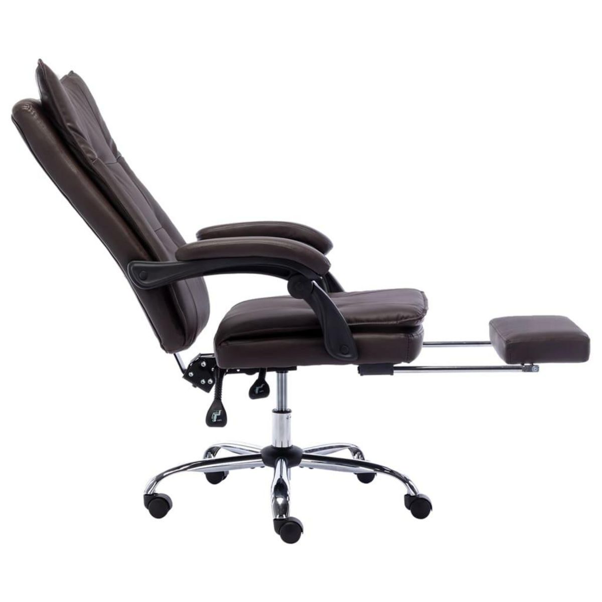 VIDAXL Chaise de bureau Marron Similicuir