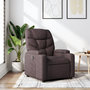 Voir la diapositive 1 : VIDAXL Fauteuil inclinable Marron fonce Tissu