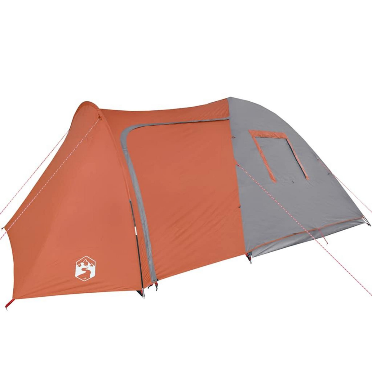 VIDAXL Tente familiale a dome 6 personnes orange impermeable