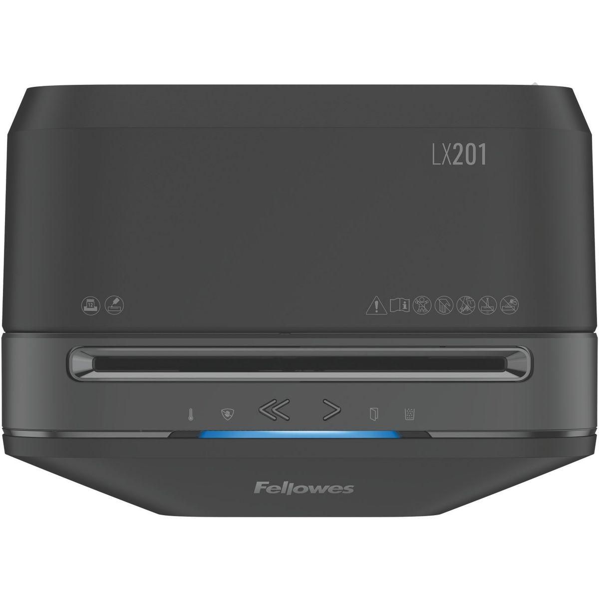 Fellowes Destructeur MICROSHRED LX201 NOIR