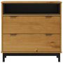 Voir la diapositive 5 : VIDAXL Commode FLAM 80x40x80 cm bois de pin massif
