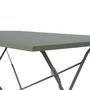 Voir la diapositive 3 : SWEEEK Table de jardin bistrot pliable - Emilia rectangle - Table rectangle 110x70cm en acier thermolaqué