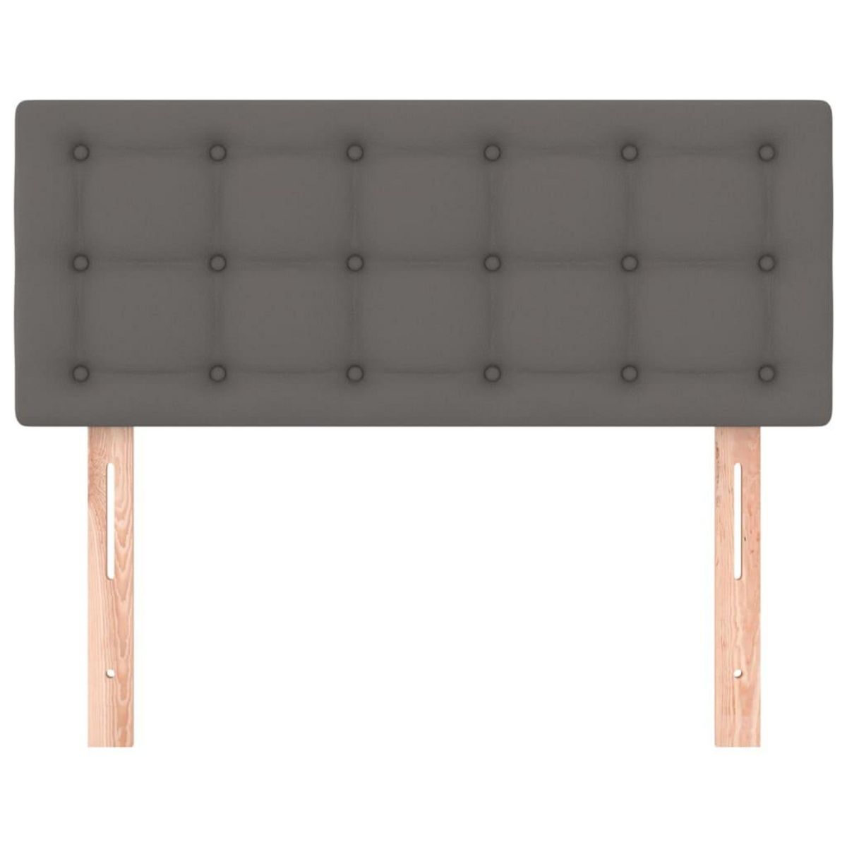 VIDAXL Tete de lit Gris 90x5x78/88 cm Similicuir