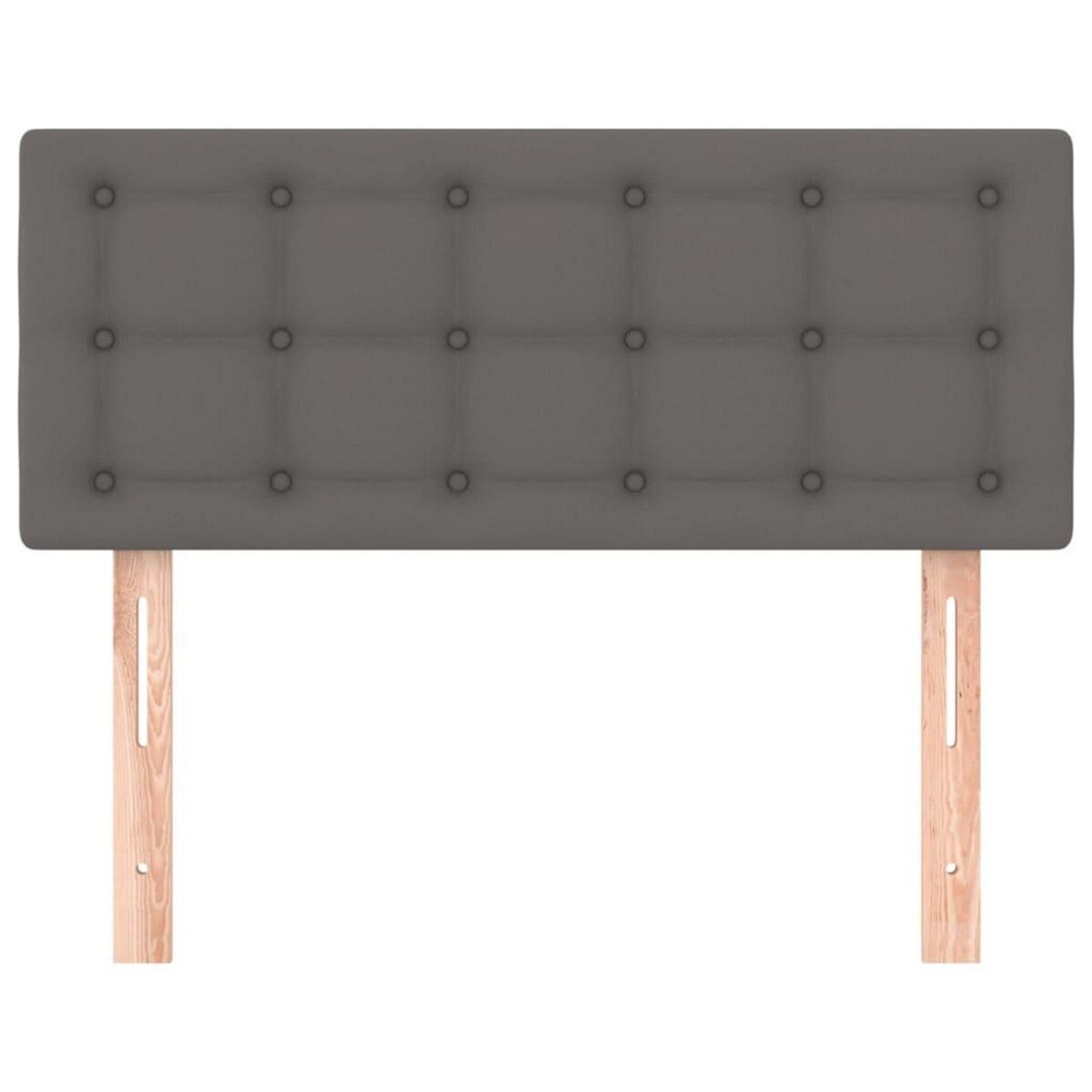 VIDAXL Tete de lit Gris 90x5x78/88 cm Similicuir