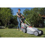 Voir la diapositive 2 : Ikra Tondeuse électrique 2000W Tonte & Ramassage Mulching Largeur de coupe 43cm, 5 Hauteurs de coupe, Tondeuse gazon Bac 50L IKRA