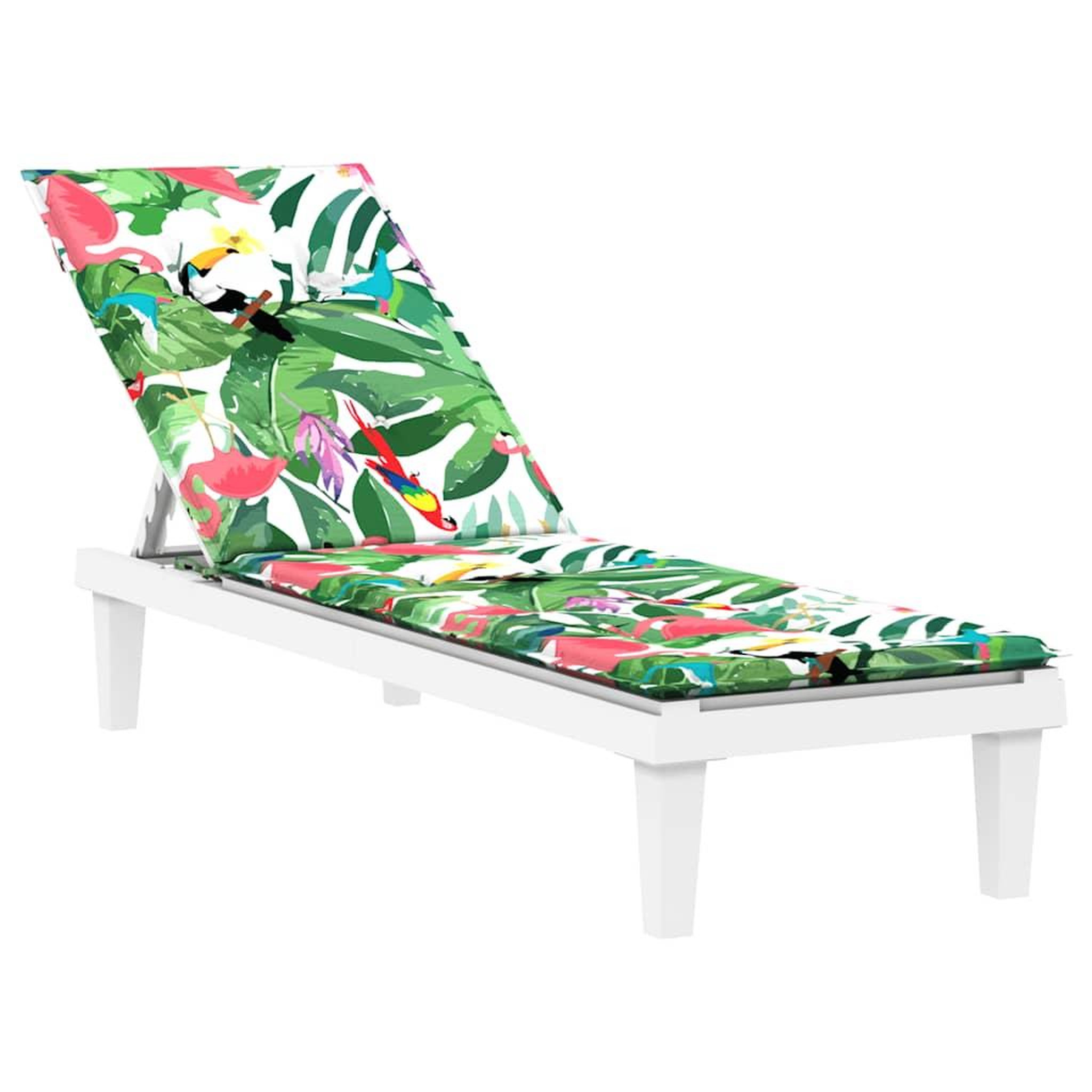 Voir la diapositive 3 : VIDAXL Coussin de chaise longue multicolore tissu oxford
