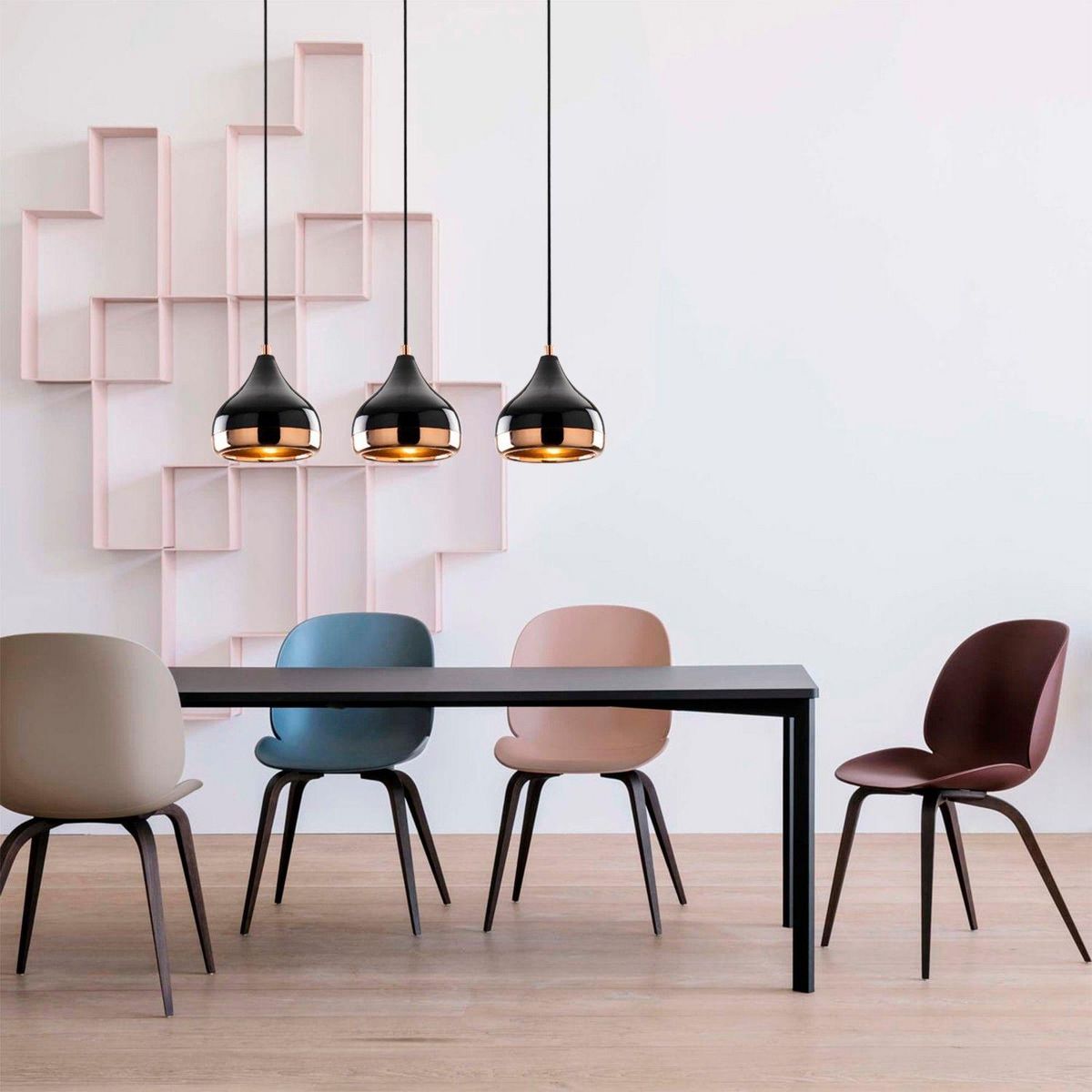 TOILINUX 3 Suspensions noires et cuivrées d'intérieur